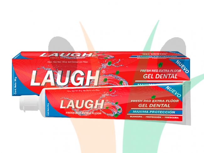 Gel Dental Fresh Red Extra Fluor - LAUGH